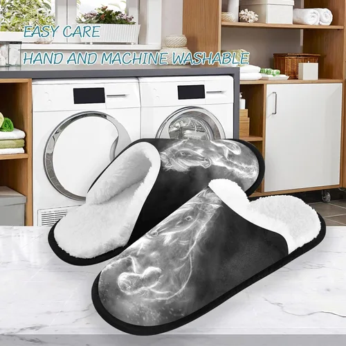 Vista 3 de Pantuflas suaves antideslizantes para interiores, zapatos para el hogar, para dormitorio, hotel, viajes, spa Multi 11