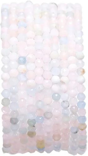 Vista 74 de BEADIA Cuentas de piedra natural africana de turquesa faceted rondelle 3x4mm semipreciosas sueltas para hacer joyas 38cm