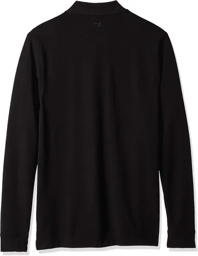 Vista 2 de Cutter & Buck Men's 35+UPF, Long Sleeve Advantage Polo Shirt