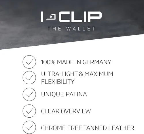 Vista 5 de I-CLIP Wallet Pure (disponible en 7 variantes), Cartera RFID