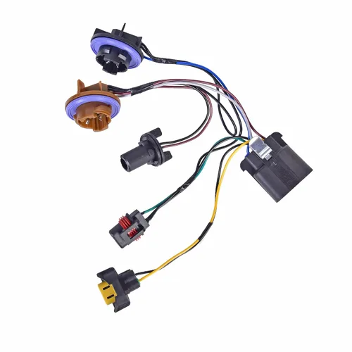 Vista 8 de Arnés de cableado de faros compatible con GMC Sierra 1500 2500 3500 2007-2014 reemplazo del conector de arnés de cableado de faros # 15841610