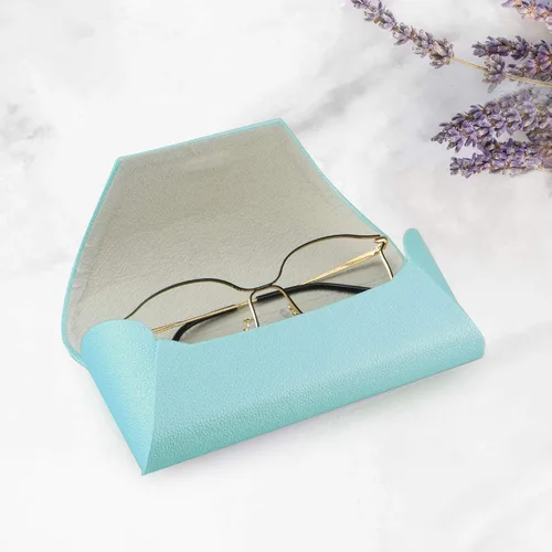 Vista 5 de LifeArt Caso duro de la lente de la cáscara, caso de gafas de sol portátil, caso de moda de la lente del cuero de la PU, ligero