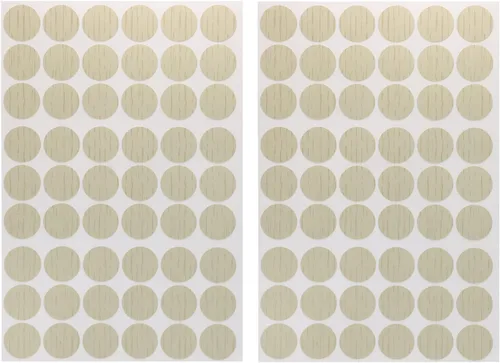 Vista 8 de Mini Skater 108 calcomanías de madera autoadhesivas para muebles de gabinete, agujeros para tornillos, suministros de decoración, 0.78 pulgadas