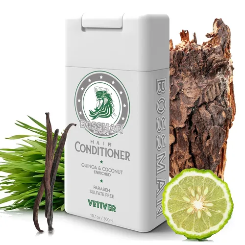 Vista 14 de Bossman Combo de champú y acondicionador para el cabello, sin parabenos y sin sulfatos (Royal Oud)