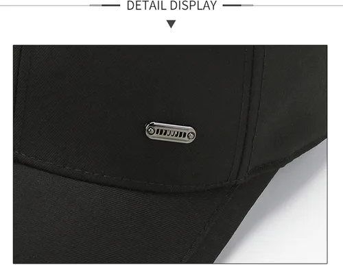 Vista 9 de talajee Gorra de béisbol de algodón para hombre y mujer, ajustable, para papá, color negro, para golf, de perfil bajo