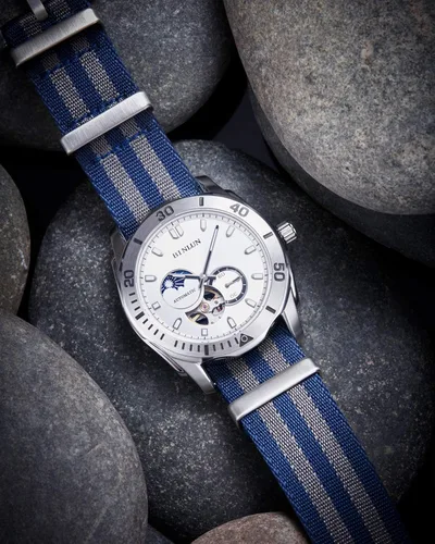 Vista 4 de BINLUN Correa de reloj de nailon multicolor de repuesto para hombres y mujeres