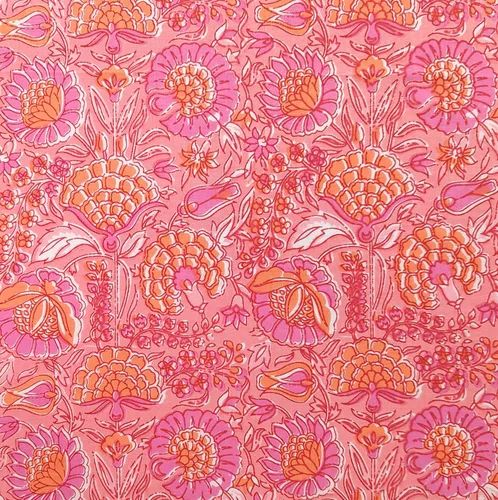 Vista 25 de AVKA Studio Tela con Estampado de Bloques a Mano por Yarda - PRECORTADA 1 Yarda 42 Pulgadas de Ancho - Material 100% Algodón - Patrón Paisley Beige