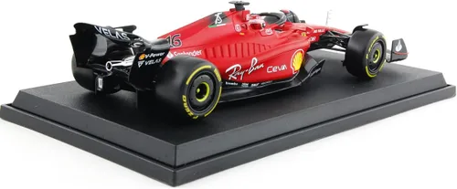 Vista 3 de XTD Bburago 118 Ferrari 2022 F1-75 16 55 F1 - Fórmula de carreras para automóvil de simulación estática de aleación fundida a presión 2022 F1-75 16