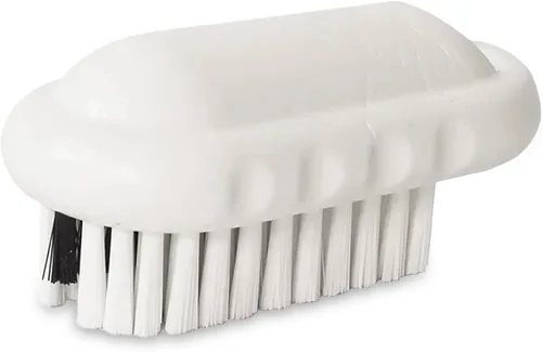 Vista 2 de Cepillo exfoliante para uñas SPARTA de grado comercial, cepillo resistente para manos y uñas con cerdas rígidas para jardineros, mecánicos y Blanco
