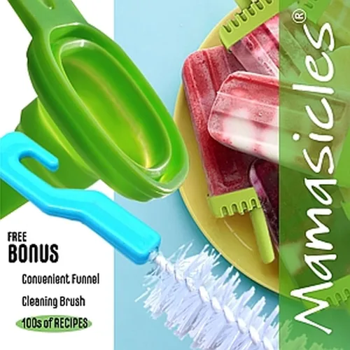 Vista 3 de Moldes Popsicle, molde creador Ice Pop Tupperware de calidad 6 piezas sin BPA por Mamasicles