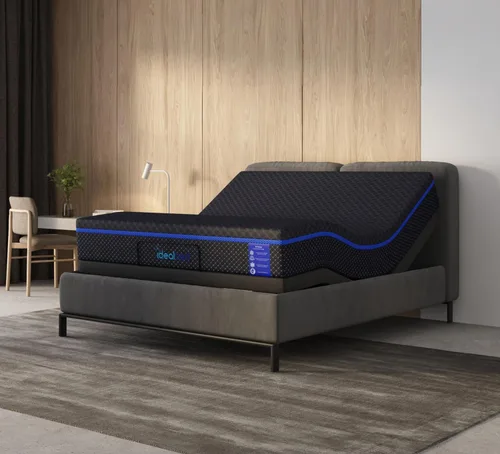 Vista 2 de iDealBed G4 Nova Colchón de espuma viscoelástica de lujo + sistema de sueño ajustable personalizado 3i, comodidad, refrigeración y soporte