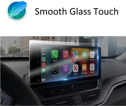 Vista 2 de Sprinoily - Protector de pantalla compatible con Altima 2023-2025, pantalla táctil de 12.3 pulgadas, antirreflejos, resistente a los golpes, vidrio