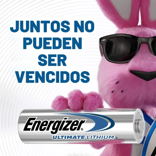 Vista 8 de Energizer Ultimate Lithium AA Baterías (Paquete de 2), Baterías de Litio Doble A de 1.5V
