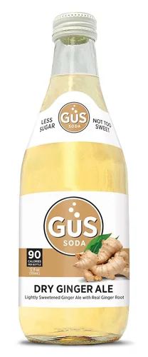 Vista 3 de GuS Soda - Naranja Valencia seca - 12 oz (24 botellas de vidrio)