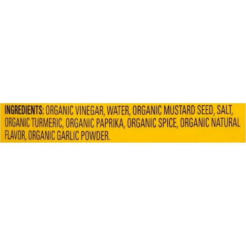 Vista 8 de French's True Organics - Mostaza amarilla clásica, 12 onzas