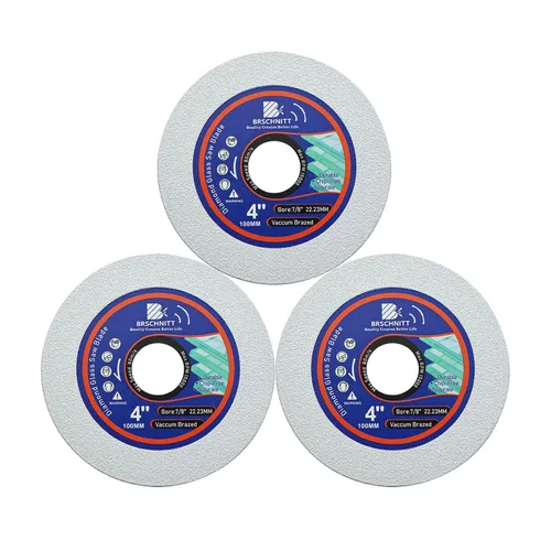 Vista 18 de Disco de corte de vidrio - 3 piezas de 3 pulgadas para amoladora angular con eje de 0.394 pulgadas para pulido de diamante, disco de corte