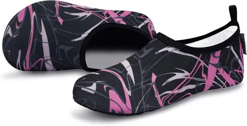 Vista 5 de VIFUUR - Zapatos para deportes acuáticos, calcetines acuáticos, de secado rápido, para yoga, con sensación de andar descalzo, sin cordones