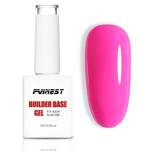 Vista 15 de Kit de Gel Constructor Gel Base de Goma Esmalte de Uñas, 15ml*2pcs (0.51 fl oz x 2 piezas) Para Engrosamiento de Uñas, Extensión de Fortalecimiento