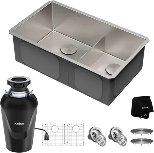 Vista 24 de Kraus KHT301-25 Standart PRO Kitchen Fregadero de Cocina de Acero Inoxidable, 25 Pulgadas