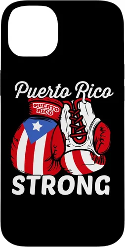Vista 15 de Guantes de boxeo con la bandera de Puerto Rico para iPhone 16 Boricua Puerto Rican Pride Case