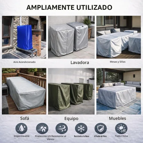 Vista 5 de Fundas antipolvo de tamaño personalizado para varios equipos, muebles, electrodomésticos, herramientas para proteger tus objetos de valor