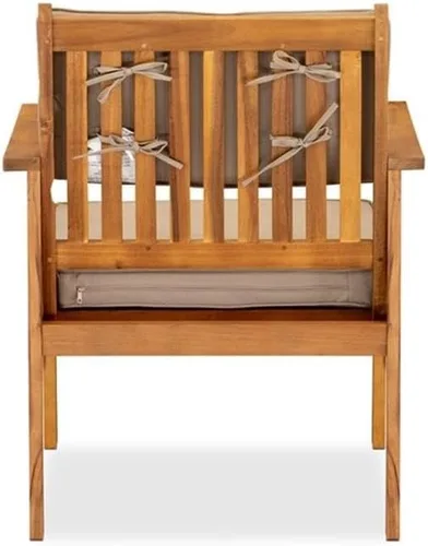 Vista 6 de EAST WEST FURNITURE BBI3CNA - Juego de mesa auxiliar Bristol de 3 piezas, incluye una mesa auxiliar y 2 sillas de patio de tela de poliéster
