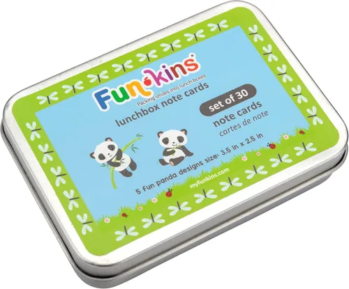 Vista 3 de Funkins - Fiambrera escolar para niños, divertidas tarjetas para inspiración, motivación, afirmaciones positivas y amor de padres a niños, sin