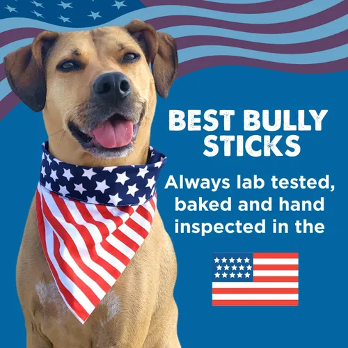 Vista 5 de Best Bully Sticks Meaty Monster Jumbo Bone - Paquete individual (paquete de 1) - horneado en Estados Unidos, totalmente natural, 100% fémur