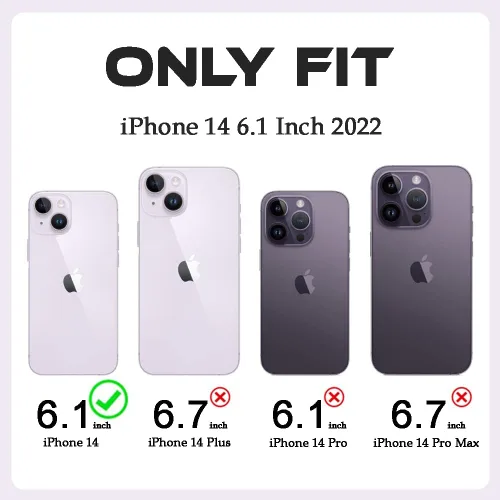 Vista 9 de Compatible con iPhone 14, funda protectora de encaje negro transparente con flores florales a prueba de golpes, parte trasera dura, delgada, bonita