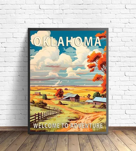 Vista 50 de Póster artístico de Alaska, decoración artística de paisaje retro de Estados Unidos, pintura de montaña y paisaje de aventura para dormitorio, sala