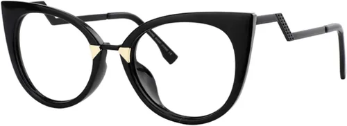 Vista 2 de Zeelool Gafas de bloqueo de luz azul ojo de gato de gran tamaño con estilo para mujer Jacqueline FP0669