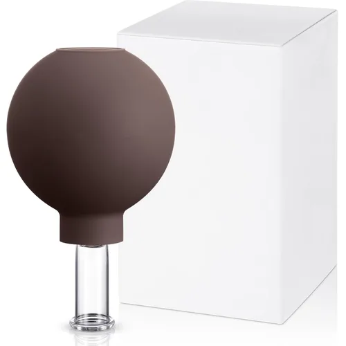 Vista 12 de Nuanchu Taza de ventosas faciales de vidrio, taza de silicona para masaje, succión al vacío, para cuerpo, cara, pierna, brazo, espalda, hombro, Negro