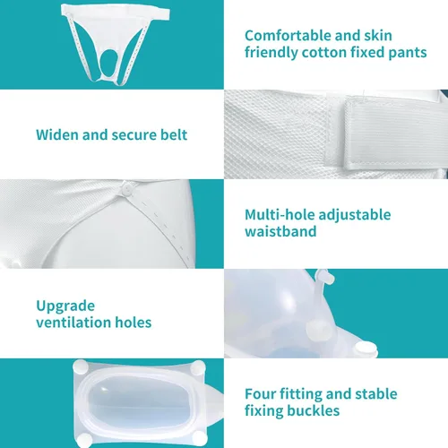 Vista 5 de Bolsa de recolección de orina portátil para ancianos, urinarios portátiles para hombres, bolsas reutilizables de orina masculina, urinario anciano