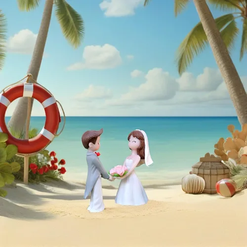 Vista 7 de Adornos de muñeca de pareja de boda de 1.9 pulgadas, figuras de novia y novio, adornos de resina para decoración de mesa de fiesta de boda