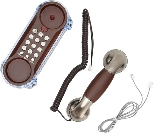 Vista 7 de Teléfonos fijos para el hogar, teléfonos de pared, teléfono con cable para personas mayores, teléfono doméstico retro terrestre, teléfono fijo
