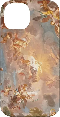 Vista 4 de Funda para iPhone 16, diseño de historia del arte renacentista, diseño de Michelangelo Sky