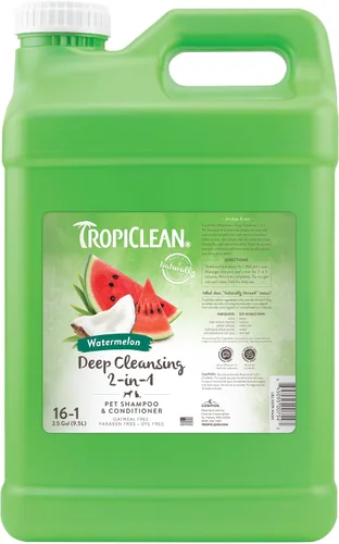 Vista 21 de TropiClean Champú Desodorante para Perros con Olor, Champú Profesional para Perros, Poderoso Control del Olor, Seguro para Cachorros, Aroma a Aloe