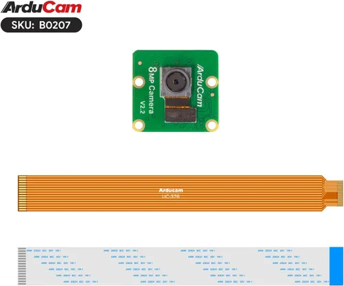 Vista 5 de Arducam para Raspberry Pi Módulo de cámara V2-8 megapíxeles, cámara 1080p IMX219 Raspberry Pi 5