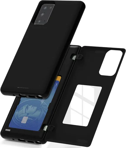 Vista 55 de GOOSPERY Parachoques magnético para puerta compatible con Galaxy Note 10, estuche tipo billetera con tarjetero, cierre automático por iman, funda