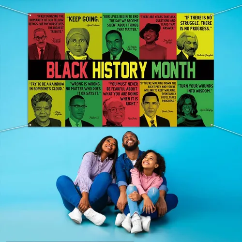 Vista 4 de Nepnuser Decoraciones del mes de la historia negra, telón de fondo de cabina de fotos afroamericana, orgullo negro, gente famosa, escuela, aula