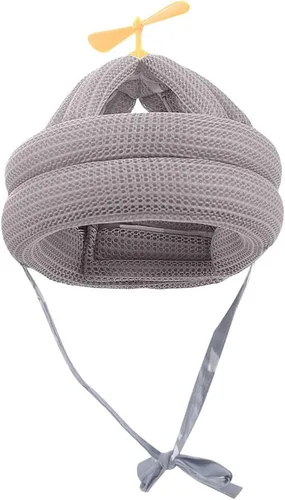 Vista 7 de Casco de seguridad para bebé, anticolisión, anticaídas, para gatear, caminar, sin golpes, protector de cabeza ajustable con correa para la barbilla