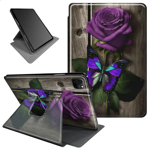 Vista 93 de Funda para iPad mini 6 para iPad mini 6ª generación 8.3 pulgadas 2021 360 grados giratorio soporte ligero protector inteligente cubierta