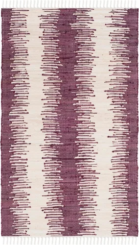 Vista 22 de Alfombra de algodón tejido a mano, color azul. Colección Montauk MTK751A, de Safavieh, Algodón, Azul