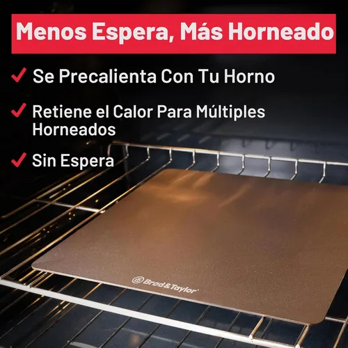 Vista 5 de Brod & Taylor Kit de Iniciación para Hornear Pan (Molde para Hornear Batard + Bread Steel Max + Pala de Pan)