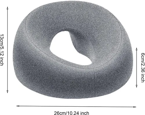 Vista 2 de Almohada boca abajo después de cirugía ocular Comfort Support Home Massage Pillow Diseño ergonómico Vitrectomía Retinal Recuperación Almohada Gris