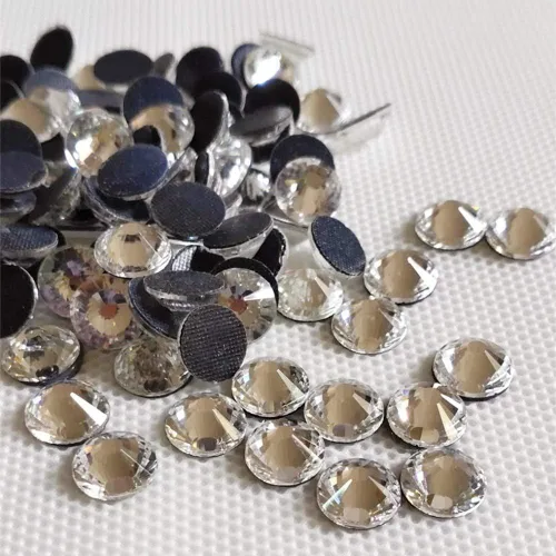 Vista 2 de Hot Fix Rhinestones 2 Gross (288 piedras/paquete) Hotfix Rhinestones (cristal, SS34)
