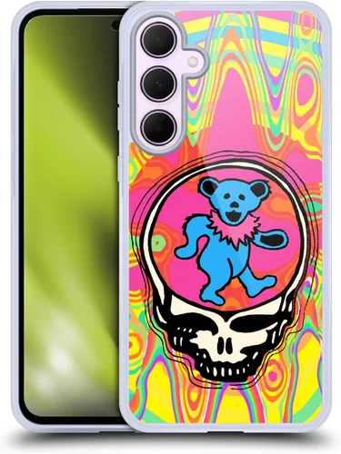Vista 83 de Head Case Designs Funda de gel con licencia oficial de Grateful Dead Bear Trends [protección de grado militar] compatible con Google Pixel 3