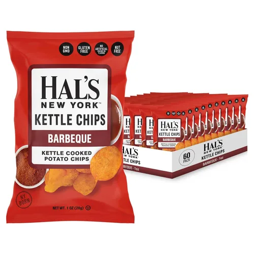 Vista 4 de Patatas fritas cocidas, sabor a sal marina y vinagre, 1 oz (paquete de 60)
