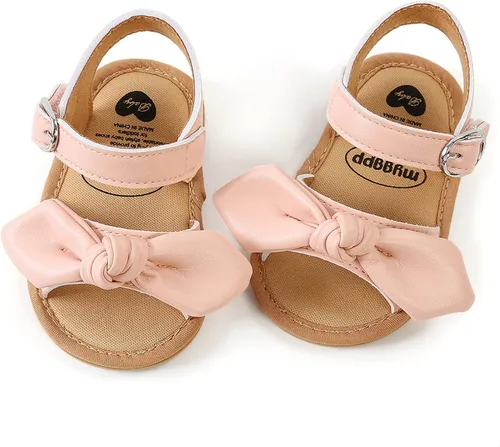 Vista 71 de Sandalias de verano para bebés, niñas y niños, unisex, antideslizantes, suela suave, transpirable, para primeros pasos, zapatos de playa al aire