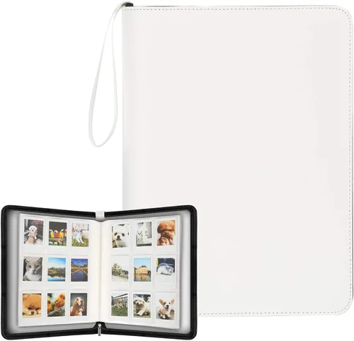Vista 18 de Álbum de fotos de 320 bolsillos para fotos Polaroid de 2 x 3 pulgadas, álbum de fotos con capacidad para 320 fotos para Fujifilm Instax Mini 12 11 9